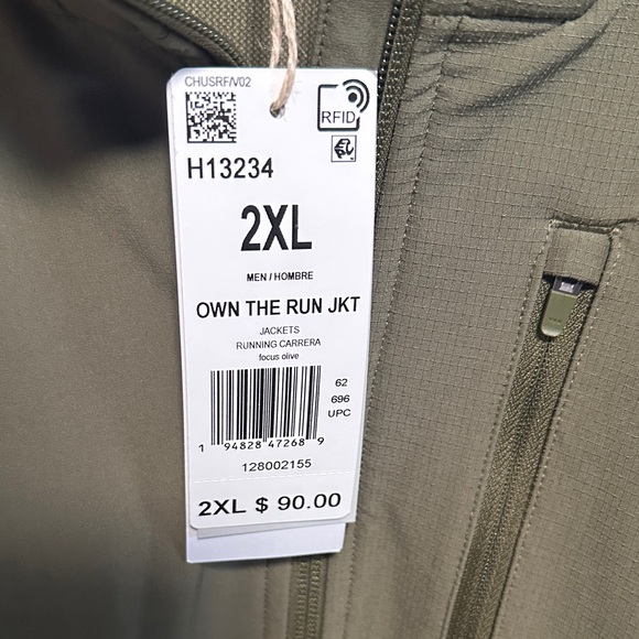 Adidas Men’s Own The Run Jacket 2XL - Picture 5 of 13